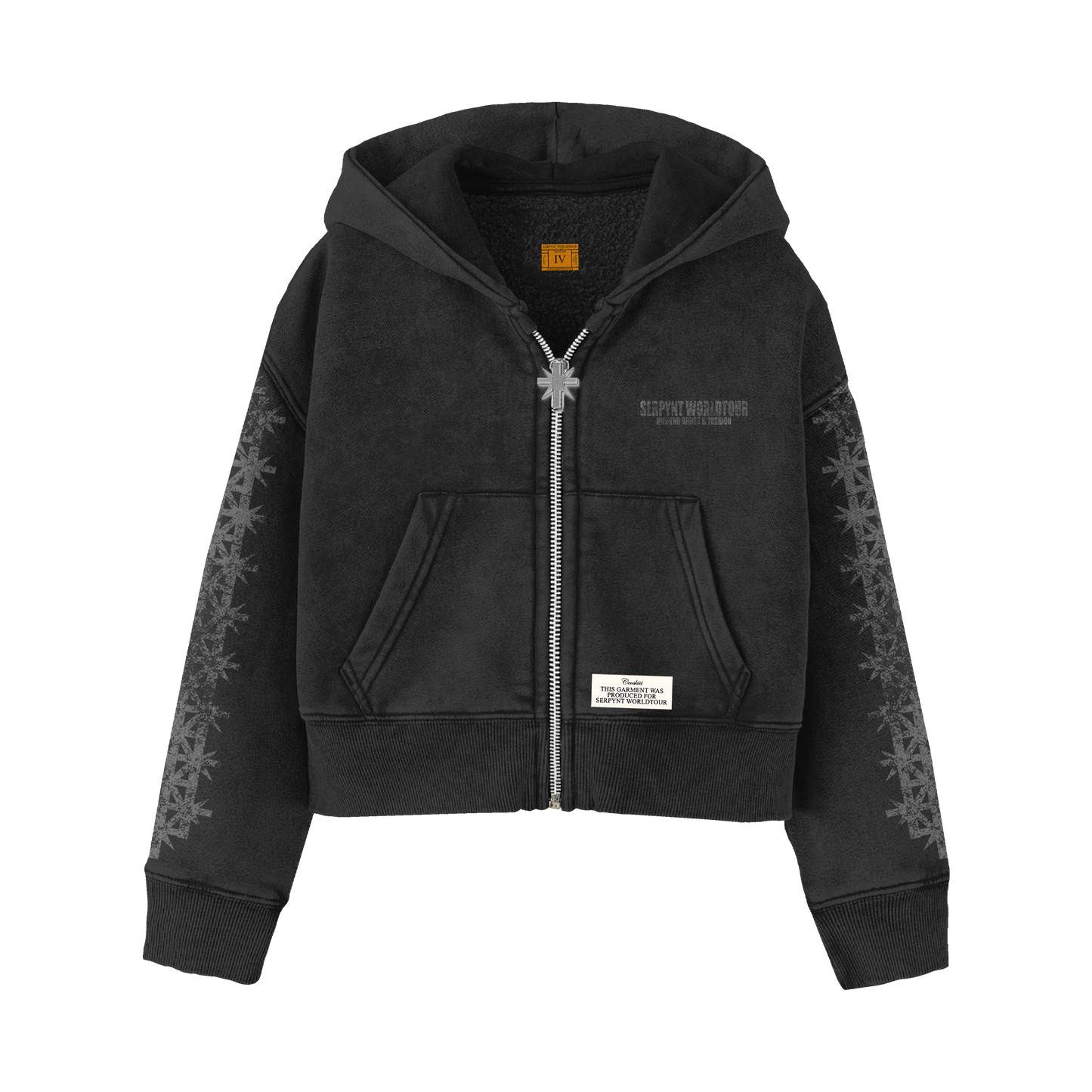 SIGNATURE CROSS Zip-Up Hoodie