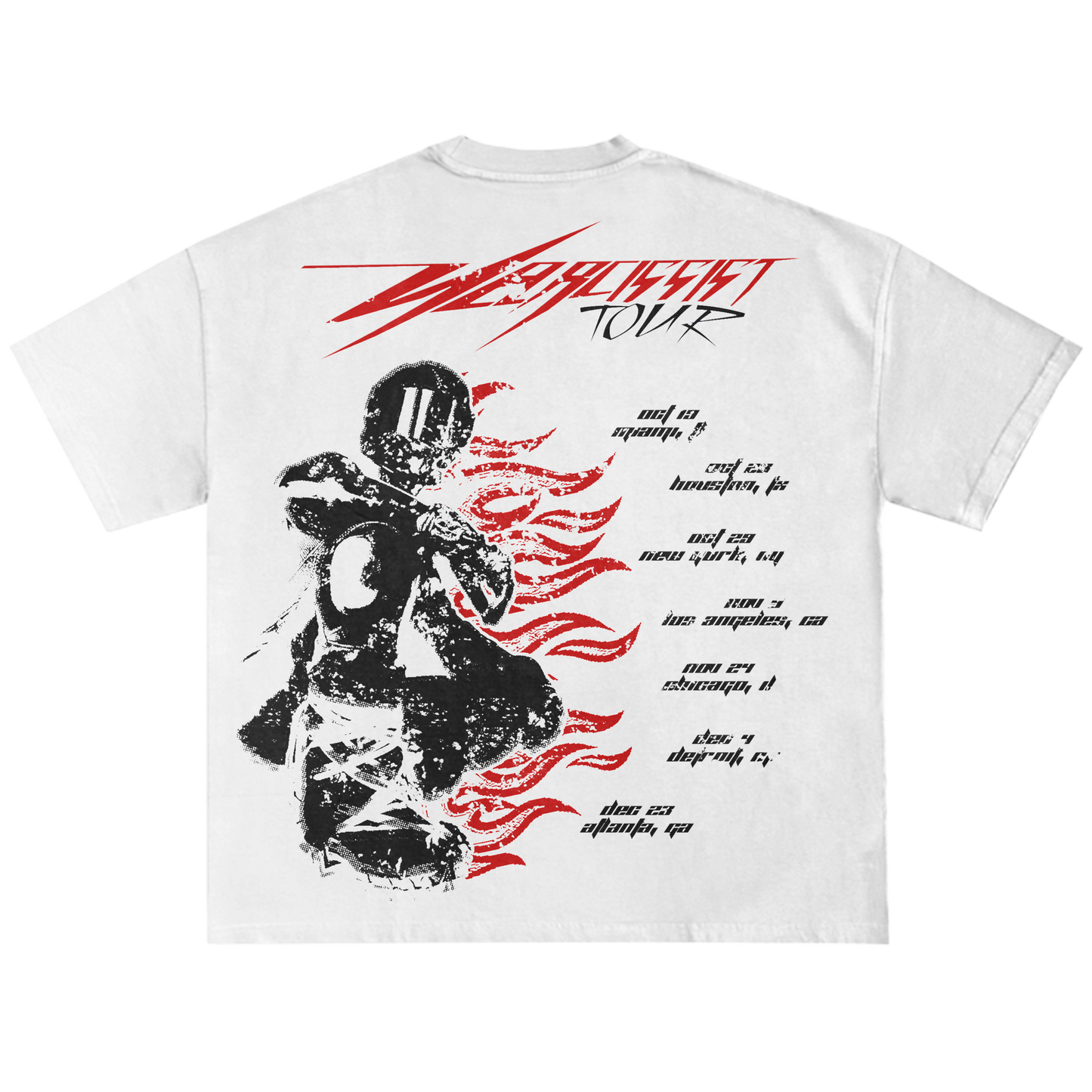 Narcissist Tour Shirt White