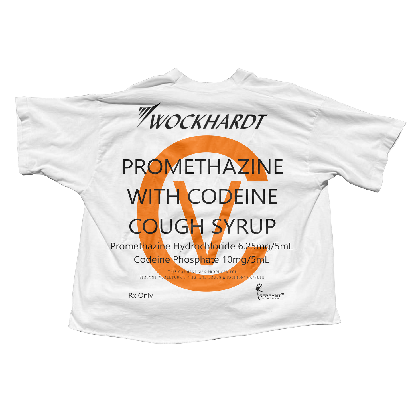 White Wockhardt Cropped Tee