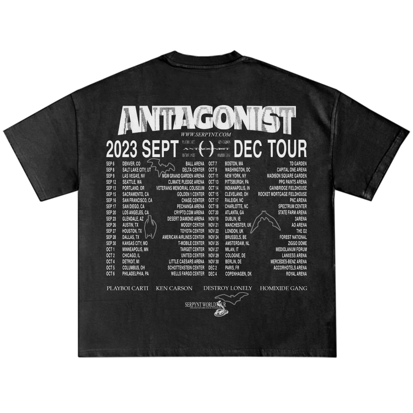 Opium Antagonist Tour Shirt